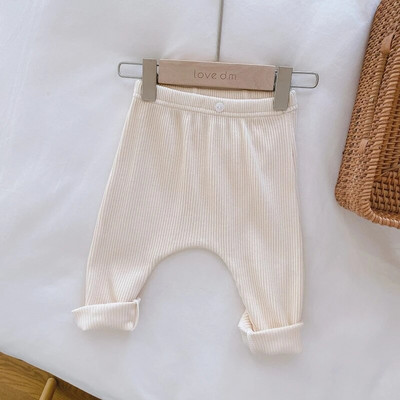 Toamnă Iarnă Pantaloni pentru bebeluși Pantaloni casual din bumbac elastic în talie Copii Băieți Fete Leggings Îmbrăcăminte Copii Pantaloni pentru sugari