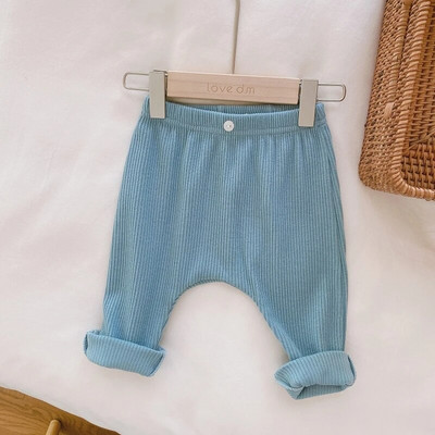 Toamnă Iarnă Pantaloni pentru bebeluși Pantaloni casual din bumbac elastic în talie Copii Băieți Fete Leggings Îmbrăcăminte Copii Pantaloni pentru sugari
