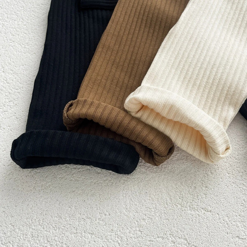 7739 Beebipüksid 2023 Sügis, uus lihtne mood Baby Boy püksid Keermega püksid Retuusid 0–3 aasta vanused tüdrukute püksid