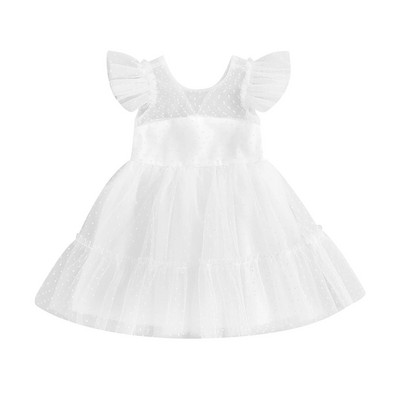 ma&baby 3M-3Y nou-născut nou-născut bebeluș fetițe rochie prințesă tul tutu petrecere nuntă rochii aniversare pentru fetiță D05