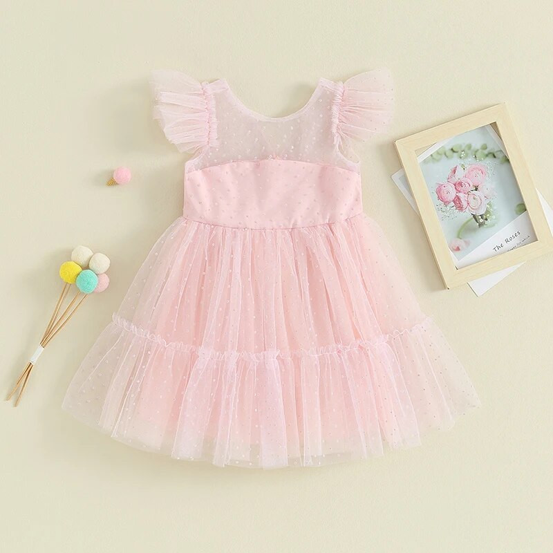 ma&baby 3M-3Y nou-născut nou-născut bebeluș fetițe rochie prințesă tul tutu petrecere nuntă rochii aniversare pentru fetiță D05