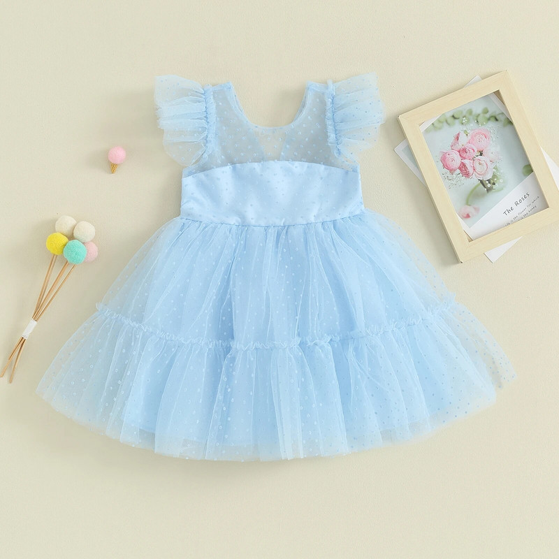 ma&baby 3M-3Y nou-născut nou-născut bebeluș fetițe rochie prințesă tul tutu petrecere nuntă rochii aniversare pentru fetiță D05