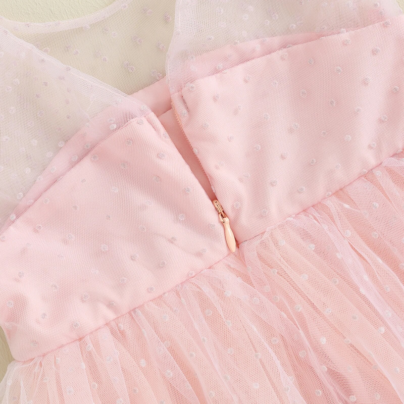 ma&baby 3M-3Y nou-născut nou-născut bebeluș fetițe rochie prințesă tul tutu petrecere nuntă rochii aniversare pentru fetiță D05