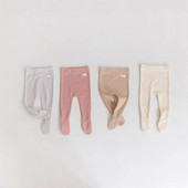 Primăvară Toamnă Copil Chiloți Solid Bind Picior Băiat Sugari Cu Patch Leggings Fată Bebeluș Bumbac Îmbrăcăminte acasă Pantaloni Copii Pantaloni