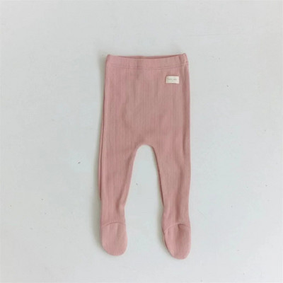 Primăvară Toamnă Copil Chiloți Solid Bind Picior Băiat Sugari Cu Patch Leggings Fată Bebeluș Bumbac Îmbrăcăminte acasă Pantaloni Copii Pantaloni