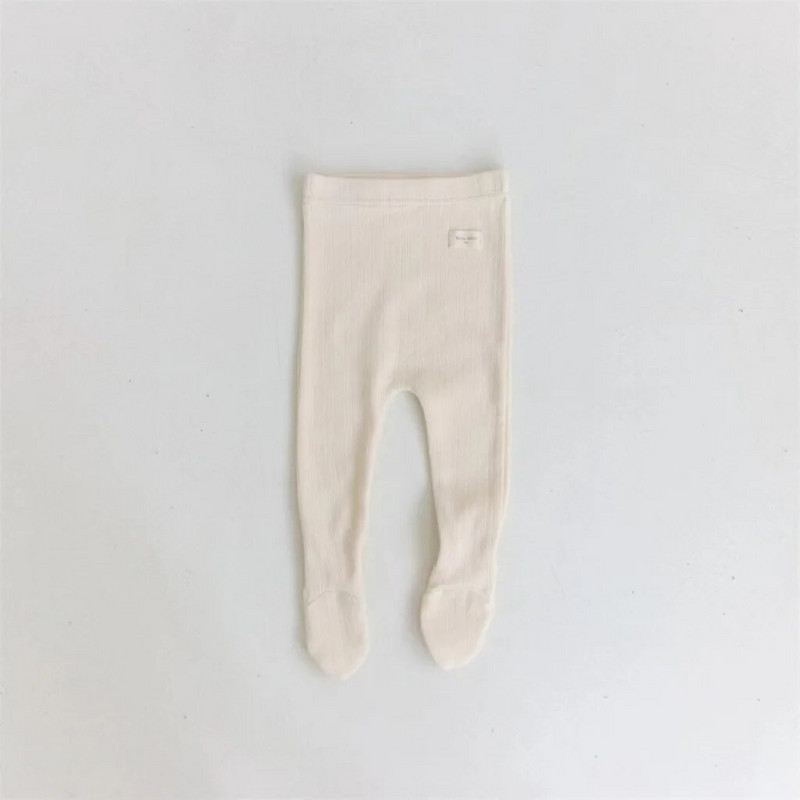 Primăvară Toamnă Copil Chiloți Solid Bind Picior Băiat Sugari Cu Patch Leggings Fată Bebeluș Bumbac Îmbrăcăminte acasă Pantaloni Copii Pantaloni