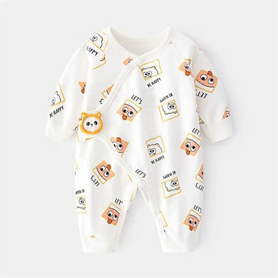 Lawadka kevadsügis beebitüdrukud poisid Romper Print Multifilm Puuvillane beebiriided Uussündinud Mood Imiku Jumpsuit kostüüm 0-6M Uus