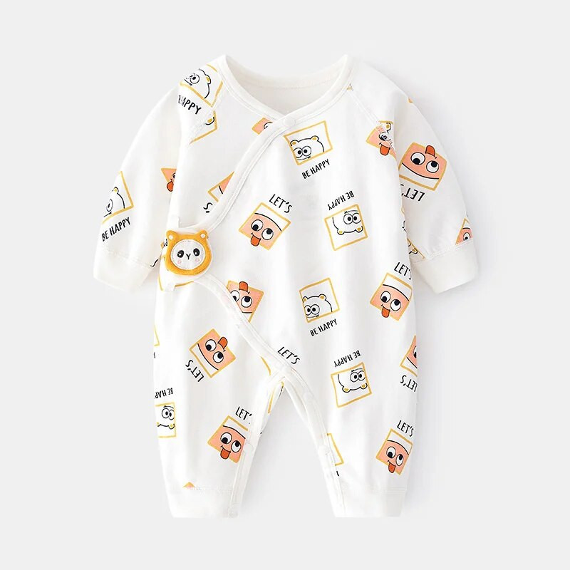 Lawadka kevadsügis beebitüdrukud poisid Romper Print Multifilm Puuvillane beebiriided Uussündinud Mood Imiku Jumpsuit kostüüm 0-6M Uus