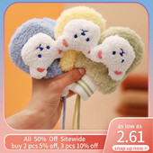 Multifilm Karu Lapsed Kaela Rippuvad Kinnas Paks Plush Halterneck Kindad Beebi Talvine Käesoojendaja Pehme Lambafliisist Laste Kindad