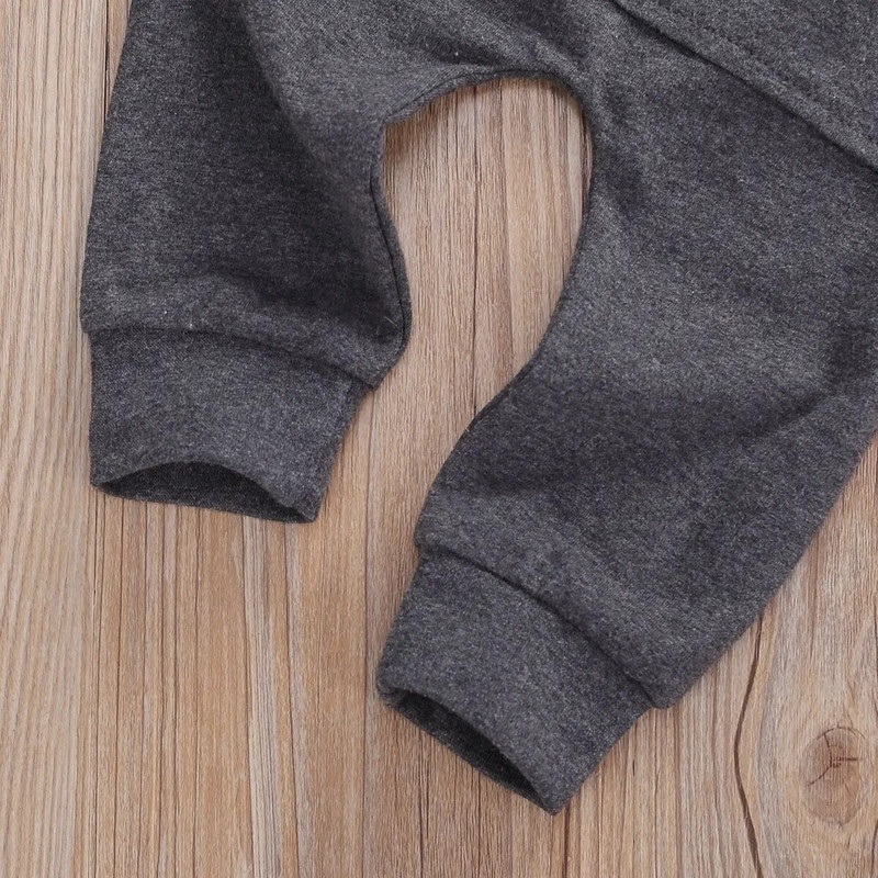 Citgeett 0-24M Seturi de haine de toamnă pentru bebeluși băieți, cu mânecă lungă, pulover, hanorac Topuri, pantaloni uni/în dungi, pantaloni, set de primăvară