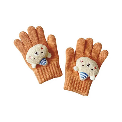 2023. aasta villased beebi talvekindad tüdrukutele poistele karu viie sõrmega lastele lumekindad Korea soojad käed, laste aksessuaarid 2–7 a.