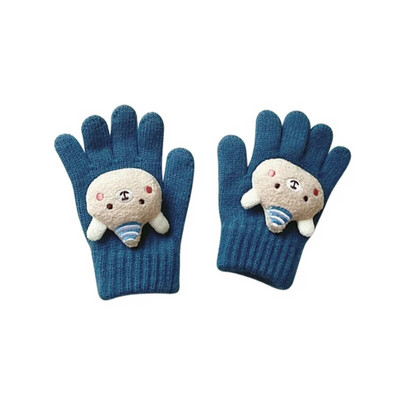 2023. aasta villased beebi talvekindad tüdrukutele poistele karu viie sõrmega lastele lumekindad Korea soojad käed, laste aksessuaarid 2–7 a.