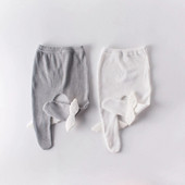 Κοριτσάκι 0-2 ετών Χαριτωμένο κολάν με φτερό άγγελο Βαμβακερό καλσόν με ραβδώσεις Κάλτσες για βρέφος νήπιο Ροζ λευκό γκρι καλσόν KF682