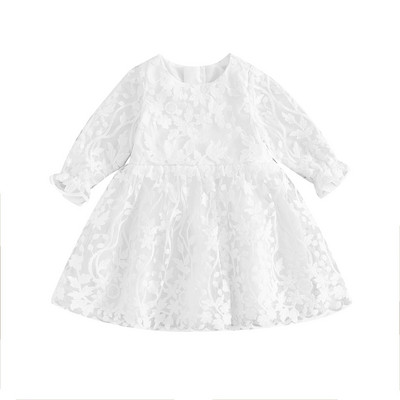 ma&baby 3-18M nou-născut nou-născut fete rochie copil mic cu mânecă lungă prințesă tutu petrecere nuntă rochii aniversare pentru fetiță D05