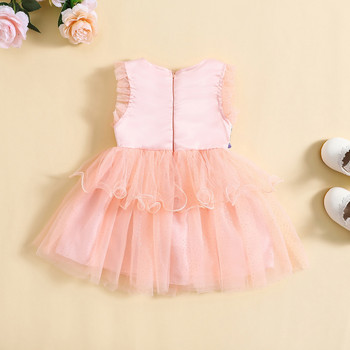 ma&baby 6M-6Y Toddler Infant Kid Baby Girls Dress Floral Tulle Tutu Парти сватбени рокли за рожден ден за момичета Деца Лято d06