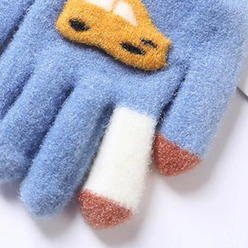 Παιδικά Γάντια Χειμερινά Αγόρια Θερμικά Γάντια Τραβηγμένα Χέρια Σχέδιο Αυτοκινήτου Πέντε Δάχτυλα Γάντια Unisex Παιδικά Χειμερινά Γάντια