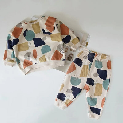Primăvară Bebeluși Băieți Fată Set haine de toamnă Set de îmbrăcăminte pentru fetițe Copii Sport Urs Hanorac Pantaloni 2 buc. Costume pentru copii ținute
