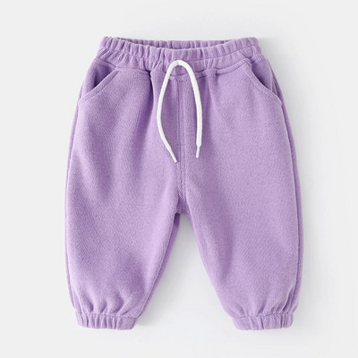Copii Blugi Fleece Copii Copii Copii Sugari Bebeluși Băieți Fete Pantaloni uni Pantaloni Ținute Haine Pantaloni târât pentru sugari