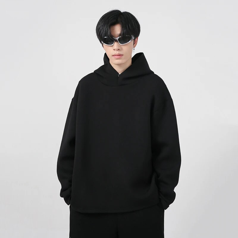 Seturi de pulovere cu glugă IEFB Tendință Toamnă pentru bărbați Nou în două piese în stil coreean Pantaloni largi sport din bumbac pur 9C1134