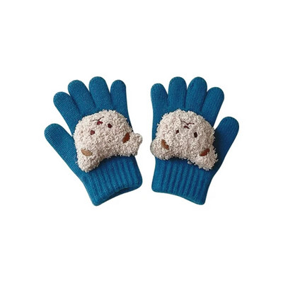 Bear Παιδικά Γάντια για Κορίτσια Αγόρια Κορεάτικα Φθινόπωρο Χειμώνας Βρεφικά Γάντια Μάλλινα Ζεστά Five Fingers Outdoor Snow Παιδικά γάντια 2-7Y