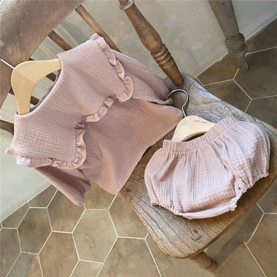 Beebide rõivakomplektid 0–3-aastastele orgaanilisest puuvillast mereväe disainiga beebipoiste rõivaste särgid + Bloomerst 2 tk lasteriietus beebikostüüm