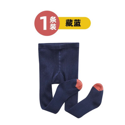 0-8T Copii Fete Colanți Ciorapi pentru bebeluși Toamnă Iarnă Colanți pentru copii Chiloți pentru copii Pantaloni din bumbac Culoare uni Leggings pentru fete Pantaloni