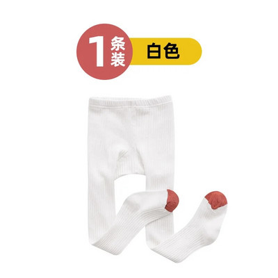 0-8T Copii Fete Colanți Ciorapi pentru bebeluși Toamnă Iarnă Colanți pentru copii Chiloți pentru copii Pantaloni din bumbac Culoare uni Leggings pentru fete Pantaloni