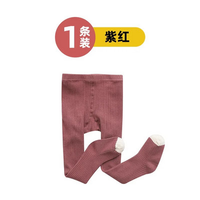 0-8T Copii Fete Colanți Ciorapi pentru bebeluși Toamnă Iarnă Colanți pentru copii Chiloți pentru copii Pantaloni din bumbac Culoare uni Leggings pentru fete Pantaloni