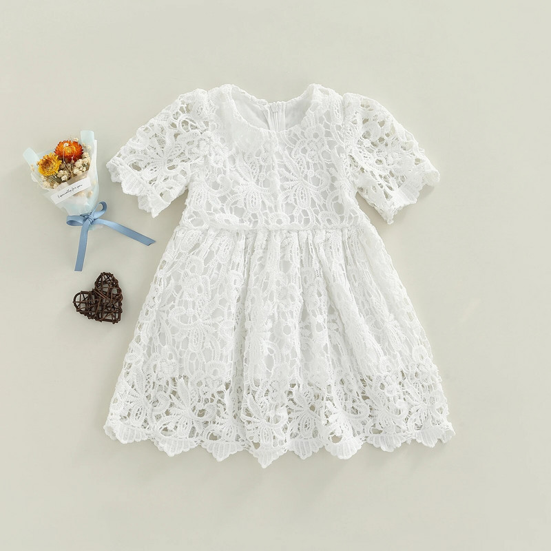 Ma&Baby 0-24M Νεογέννητο Βρέφος Κοριτσάκι Δαντέλα Φόρεμα Πριγκίπισσα Τούτου Γενέθλια Νυφικά Βαπτιστικά Φορέματα για Κορίτσια Καλοκαίρι D01