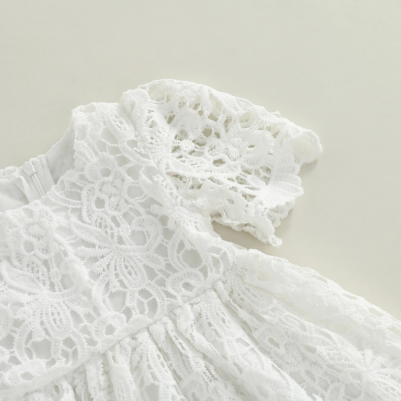 Ma&Baby 0-24M Νεογέννητο Βρέφος Κοριτσάκι Δαντέλα Φόρεμα Πριγκίπισσα Τούτου Γενέθλια Νυφικά Βαπτιστικά Φορέματα για Κορίτσια Καλοκαίρι D01