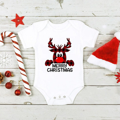 Mi 1ra Navidad Baby Rompers Καλά Χριστούγεννα Άγιος Βασίλης Χαριτωμένα ρούχα για αγόρι κορίτσι Η πρώτη μου χριστουγεννιάτικη φόρμα Χριστουγεννιάτικη στολή