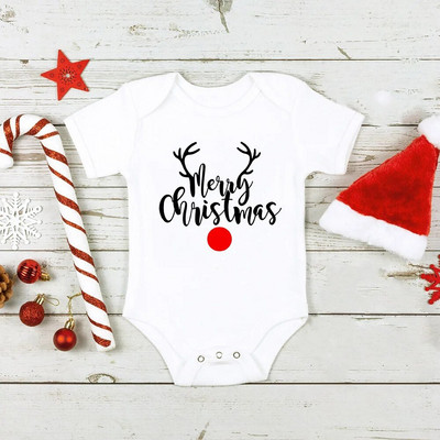 Mi 1ra Navidad Baby Rompers Καλά Χριστούγεννα Άγιος Βασίλης Χαριτωμένα ρούχα για αγόρι κορίτσι Η πρώτη μου χριστουγεννιάτικη φόρμα Χριστουγεννιάτικη στολή