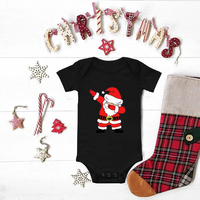 Mi 1ra Navidad Baby Rompers Καλά Χριστούγεννα Άγιος Βασίλης Χαριτωμένα ρούχα για αγόρι κορίτσι Η πρώτη μου χριστουγεννιάτικη φόρμα Χριστουγεννιάτικη στολή