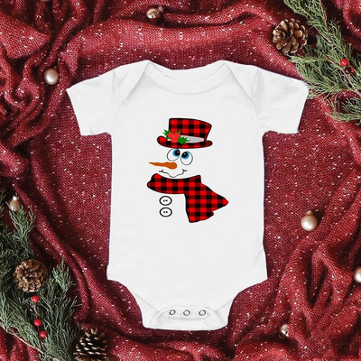 Mi 1ra Navidad Baby Rompers Καλά Χριστούγεννα Άγιος Βασίλης Χαριτωμένα ρούχα για αγόρι κορίτσι Η πρώτη μου χριστουγεννιάτικη φόρμα Χριστουγεννιάτικη στολή
