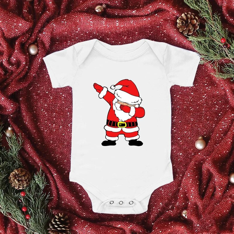 Mi 1ra Navidad Baby Rompers Καλά Χριστούγεννα Άγιος Βασίλης Χαριτωμένα ρούχα για αγόρι κορίτσι Η πρώτη μου χριστουγεννιάτικη φόρμα Χριστουγεννιάτικη στολή