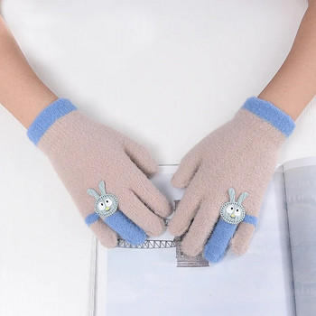 Χειμερινά παιδικά γάντια κινουμένων σχεδίων Full Finger Gloves αγόρια κορίτσια Υπαίθρια ζεστά γάντια για παιδιά перчатки детские рукавички детские