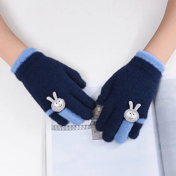 Зимни детски ръкавици с анимационни филми, пълни пръсти, ръкавици, момчета, момичета, топли ръкавици на открито за деца перчатки детские ръкавички детски