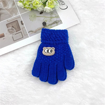Mănuși tricotate pentru copii de dimensiuni mari Mănuși calde de iarnă pentru adolescenți studenți Mănuși cu degete întregi în aer liber Mănuși pentru fete băieți