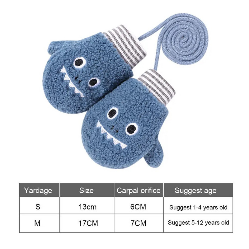 Reguleeritavad laste suusakindad Multikas Täissõrmekindad Libisemisvastane kate Sõrm soe talvekinnas termokindad Suusavarustus