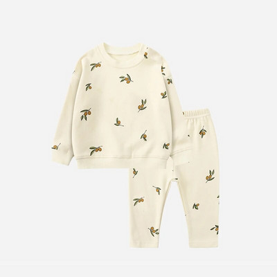 Μόδα σετ βρεφικών ρούχων για κοριτσάκια Παιδικά κινούμενα σχέδια για αρκουδάκι και παντελόνι Κοστούμι για αγόρια μπλούζα και παντελόνι 2 τμχ Βρεφικά ρούχα