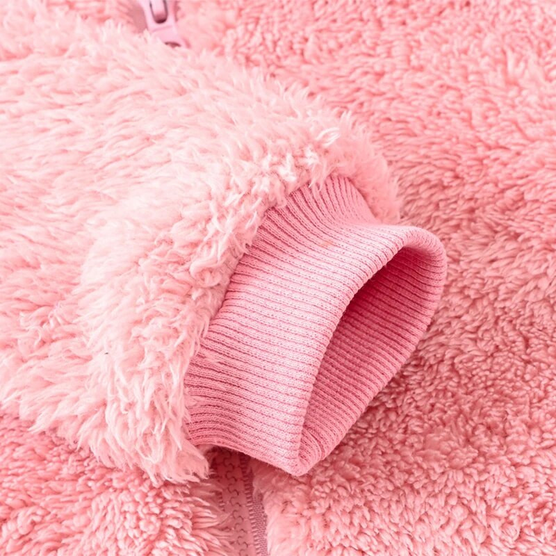 Χαριτωμένη βελούδινη φόρμα για μωρά για νήπιο κοριτσάκι Ολόσωμη φόρμα ανοιξιάτικη φθινοπωρινή κουκούλα με φερμουάρ Βρεφικά ρούχα για αγόρια για μωρά