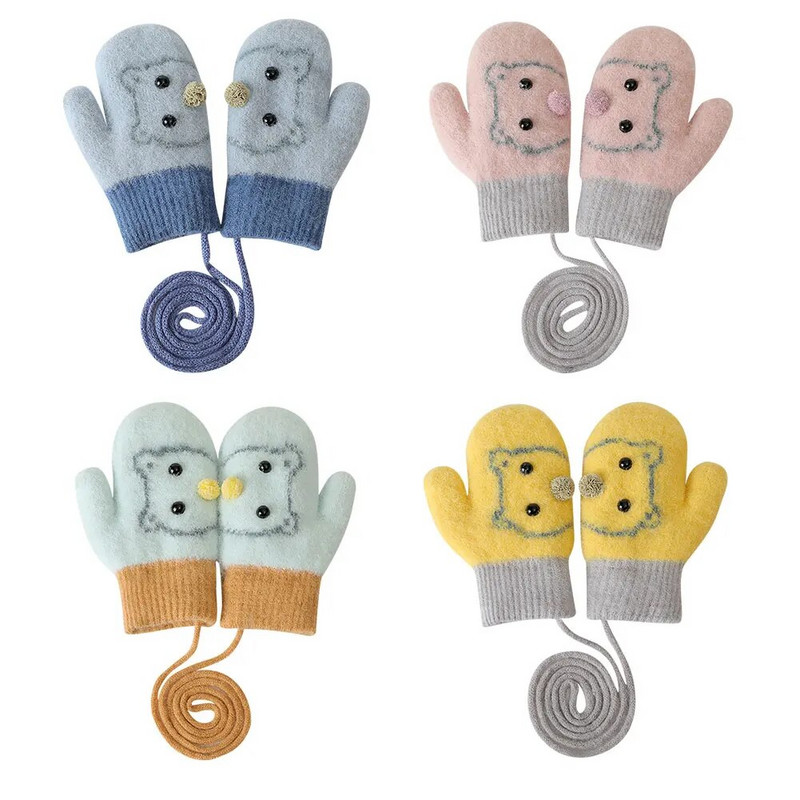 Multifilmi soojad labakindad veekindlad plüüsist kootud välispordikindad tuulekindlad hingavad reguleeritavad kaelapaelaga poistele tüdrukutele