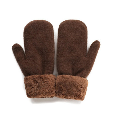 Ζεστά βελούδινα χοντρά ζεστά παιδικά γάντια Winter Plus βελούδινα γάντια Παιδικά Παιδικά κοραλλί φλις γάντια για παιδιά 1-4 ετών