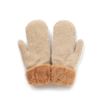 Ζεστά βελούδινα χοντρά ζεστά παιδικά γάντια Winter Plus βελούδινα γάντια Παιδικά Παιδικά κοραλλί φλις γάντια για παιδιά 1-4 ετών