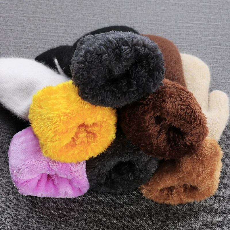 Ζεστά βελούδινα χοντρά ζεστά παιδικά γάντια Winter Plus βελούδινα γάντια Παιδικά Παιδικά κοραλλί φλις γάντια για παιδιά 1-4 ετών