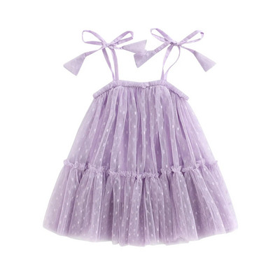 ma&baby 0-3 Ετών Νεογέννητο Βρέφος Κοριτσίστικο Φόρεμα Τούλι με Φιόγκο Φόρεμα Γενεθλίων για Κορίτσια Καλοκαιρινά Ρούχα D01