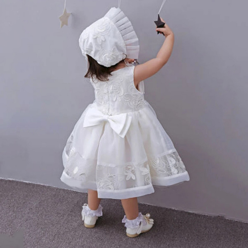 ma&baby 0-18M Νήπιο Βρέφος Νεογέννητο Κοριτσίστικο Φόρεμα Πριγκίπισσα Λευκό Τούλι Γενέθλια Νυφικά Βαπτιστικά Φορέματα D01