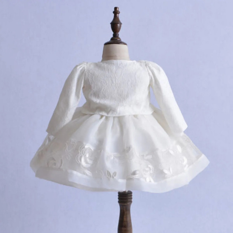 ma&baby 0-18M Νήπιο Βρέφος Νεογέννητο Κοριτσίστικο Φόρεμα Πριγκίπισσα Λευκό Τούλι Γενέθλια Νυφικά Βαπτιστικά Φορέματα D01