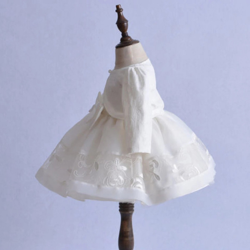 ma&baby 0-18M Νήπιο Βρέφος Νεογέννητο Κοριτσίστικο Φόρεμα Πριγκίπισσα Λευκό Τούλι Γενέθλια Νυφικά Βαπτιστικά Φορέματα D01
