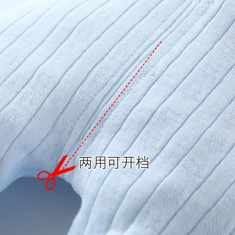 Пролетни бебешки панталони с крачета 100% памук Новородени момчета Момичета Панталони с висока талия Детско облекло Бебешки клинове без кости